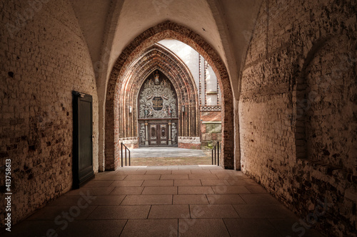 Sankt-Nikolai-Kirche in der Weltkulturerbe- und Hansestadt Stralsund, Mecklenburg-Vorpommern, Deutschland