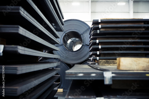 Sheet metals arranged at distribution warehouse