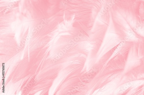 Beautiful light pink feather pattern texture background