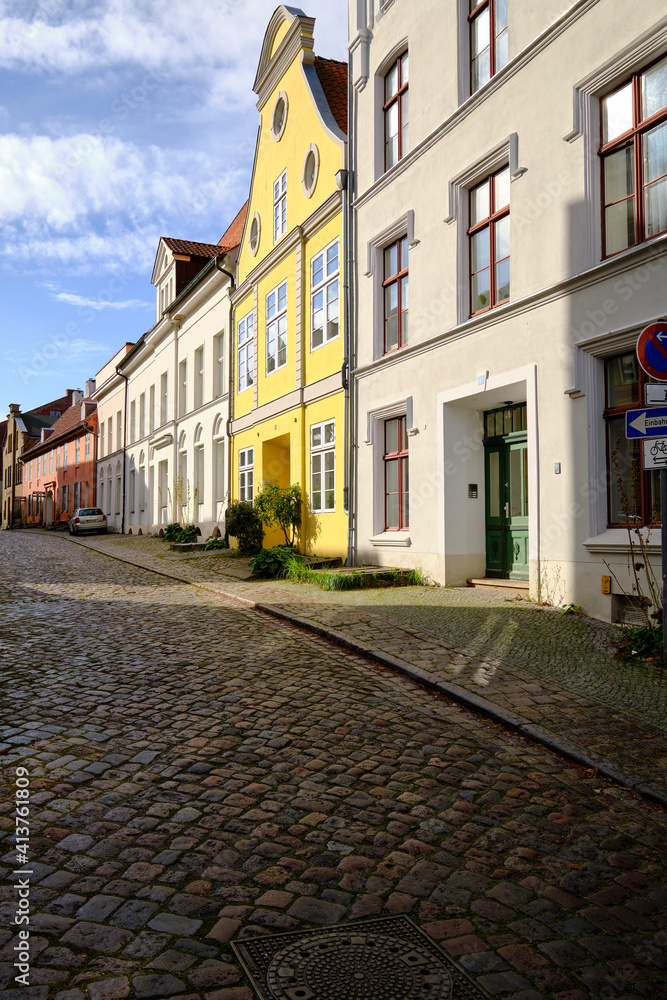 Altstadt der Weltkulturerbe- und Hansestadt Stralsund, Mecklenburg-Vorpommern, Deutschland