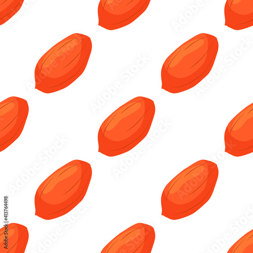 Illustration on theme big pattern identical types peanut