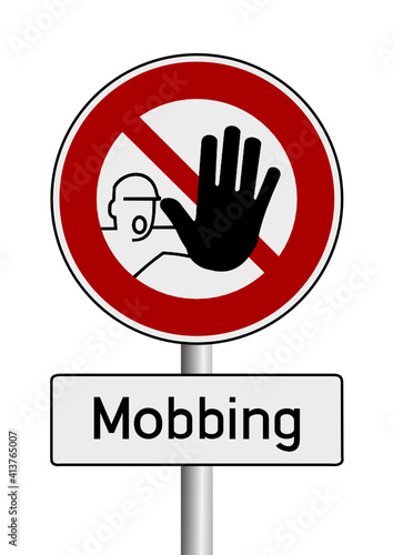Kein Durchgang Mobbing