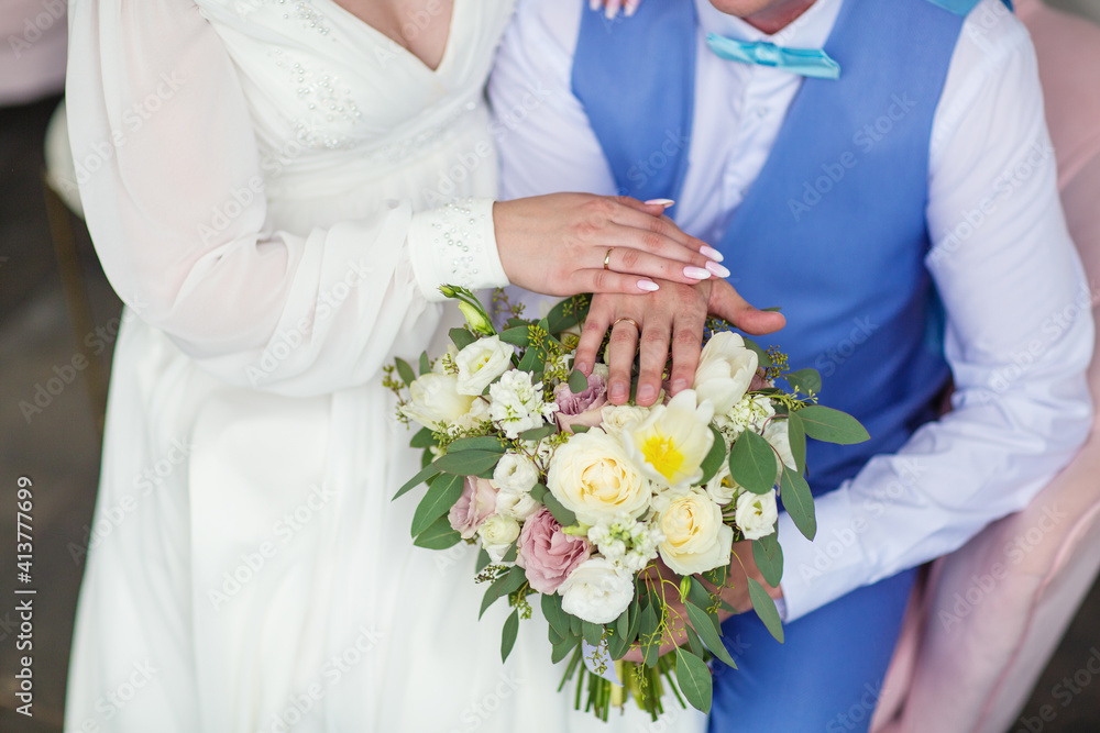 delicate wedding details in the morning delicate wedding details in the morning