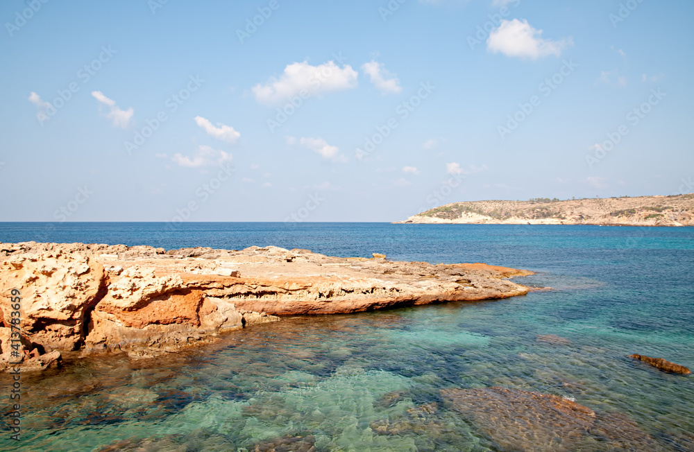 Ibiza Island in the Balearic Islands (Spain)