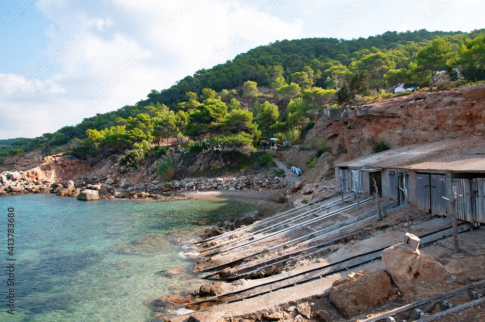 Ibiza Island in the Balearic Islands (Spain) Ibiza Island in the Balearic Islands (Spain)