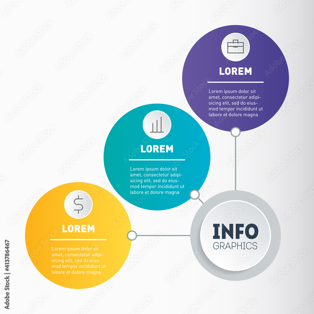 Investor presentation with 3 steps. Best for slideshow, diagram or business presentation with three options. Infographic of technology or education process. How to make your business structured. Investor presentation with 3 steps. Best for slideshow, diagram or business presentation with three options. Infographic of technology or education process. How to make your business structured.