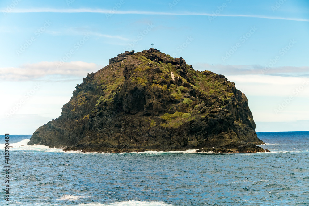 Roque de Garachico by Tenerife Island on the Atlantic Ocean Roque de Garachico by Tenerife Island on the Atlantic Ocean