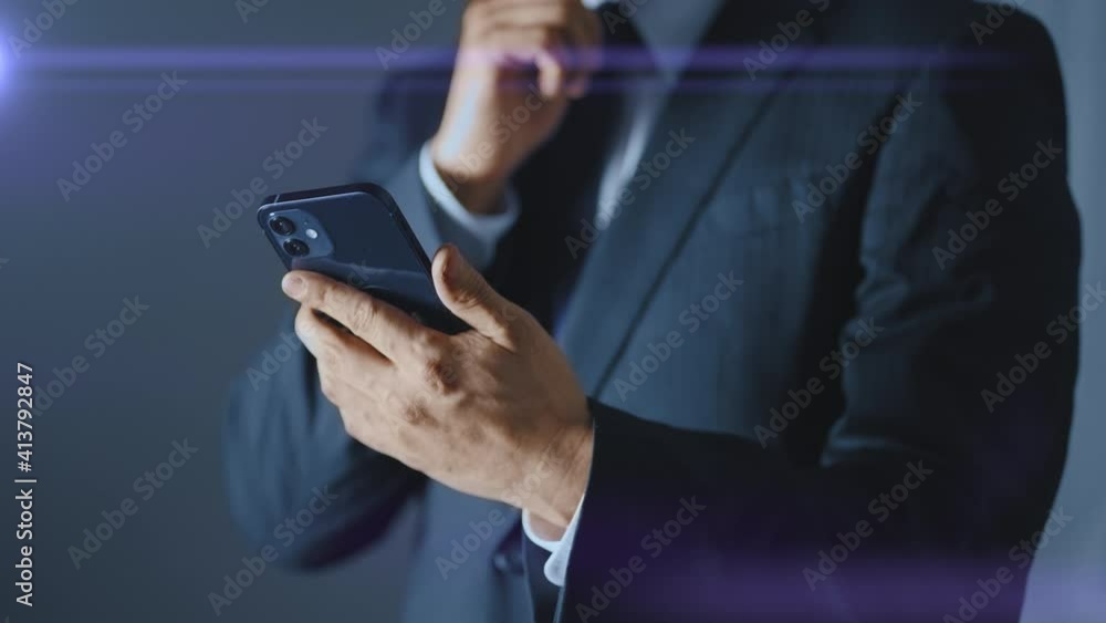 ビジネスイメージ スマートフォンの操作 ビジネスイメージ スマートフォンの操作