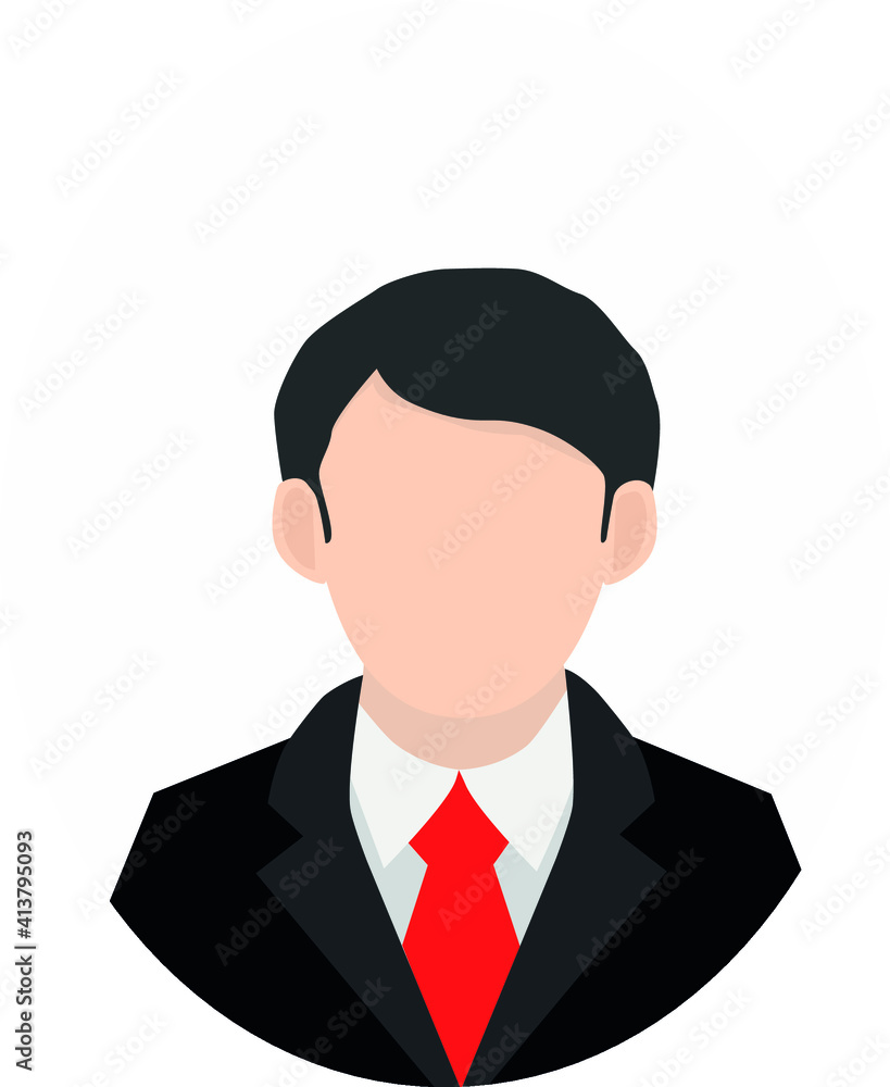 Man in a black jacket,vector illustration Man in a black jacket,vector illustration