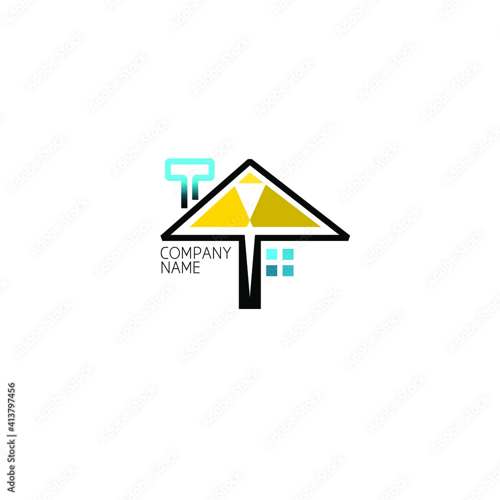 logo for an agency company in the field of housing with an elegant and simple style logo for an agency company in the field of housing with an elegant and simple style