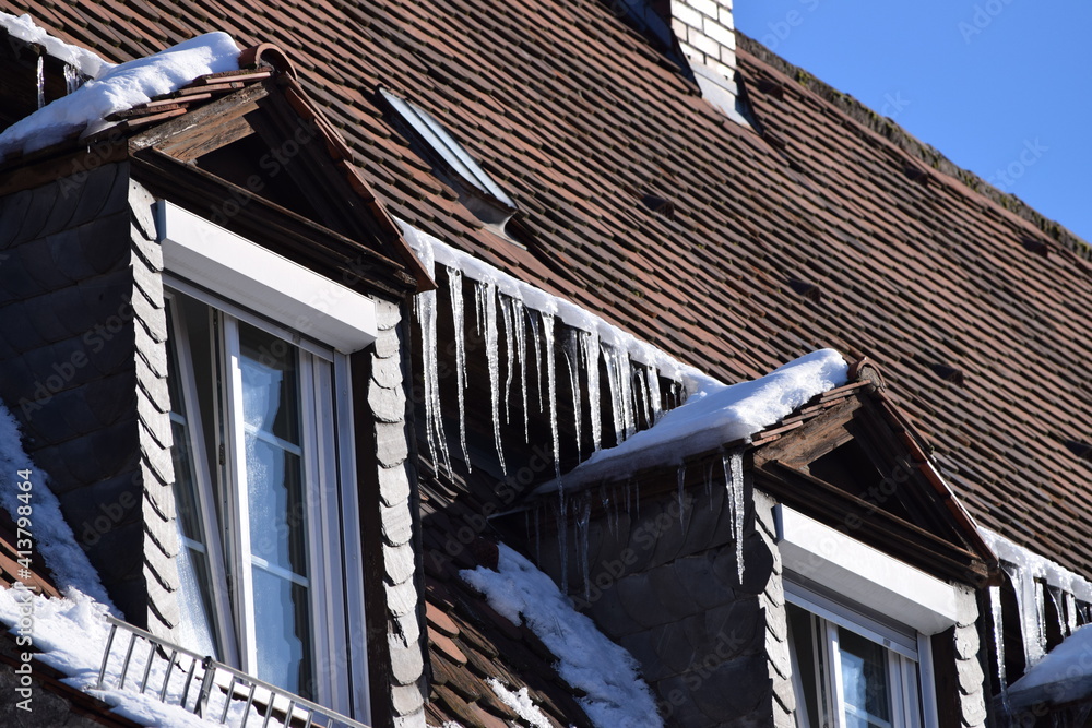 tilted Windows in freezing Temperatures