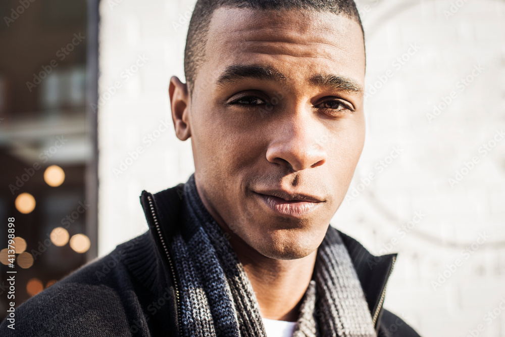 Close-up portrait of confident man Close-up portrait of confident man