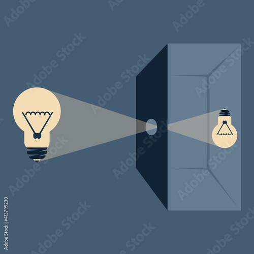 camera obscura in a realistic style. isolated objects
