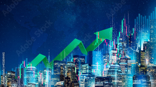 Photography forex trading concept
