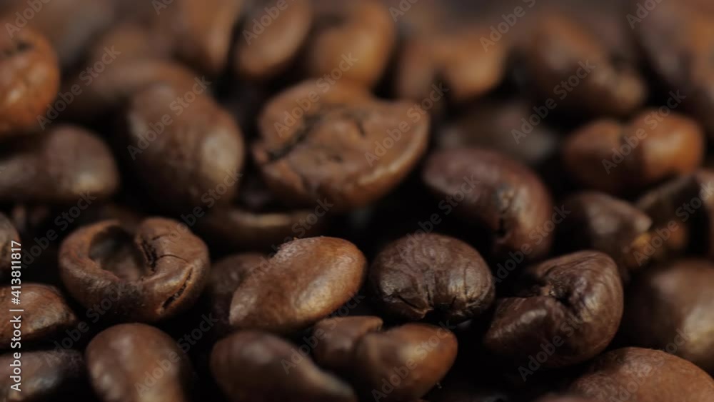 coffee grain beans closeup 4k coffee grain beans closeup 4k