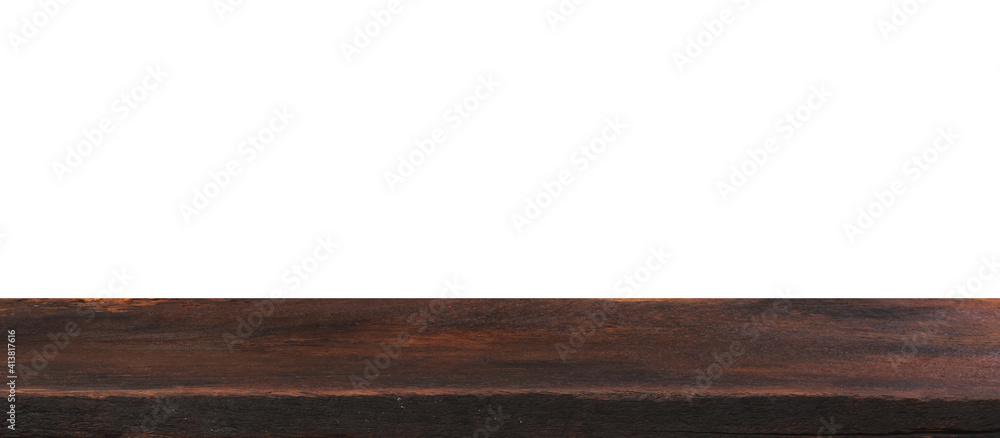 Empty real wood table and copy space Empty real wood table and copy space