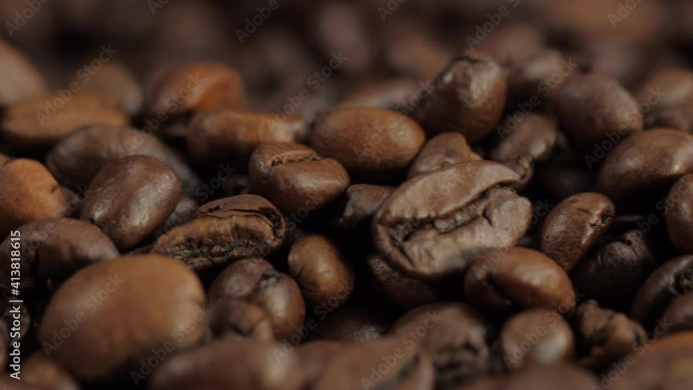coffee grain beans closeup 4k coffee grain beans closeup 4k