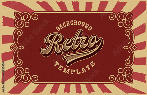 A vector retro Background