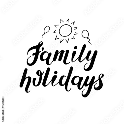 family holidays