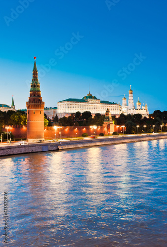 Kremlin. Summer evening. Moscow. Russia