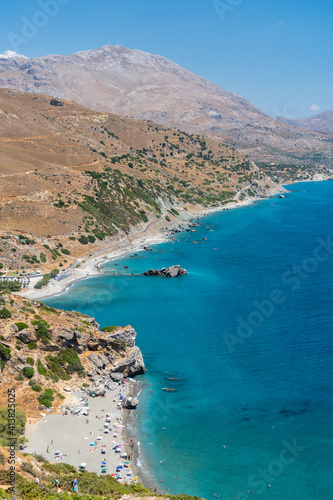 Famous Prevelli palm beach on Crete island, Greece © Marcin