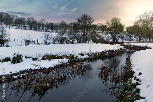 de paseo por la nieve