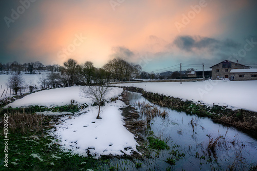 de paseo por la nieve
