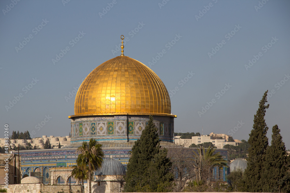 Cupola of the Dome of the rock Jerusalem