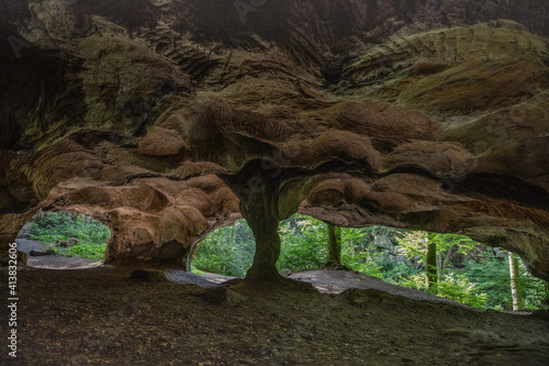 Müllerthal Trail - Hollhay Cave in Berdorf
