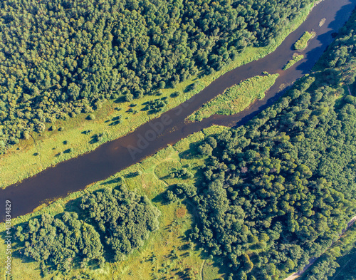  The Ugra river in the national Park in the Kaluga region