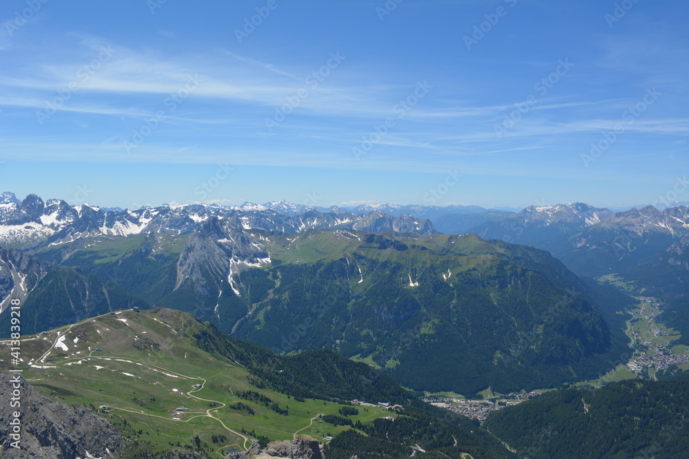 view from the mountain