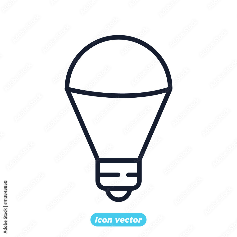 Light Bulb icon. Light Bulb lamp symbol template for graphic and web design collection logo vector illustration Light Bulb icon. Light Bulb lamp symbol template for graphic and web design collection logo vector illustration