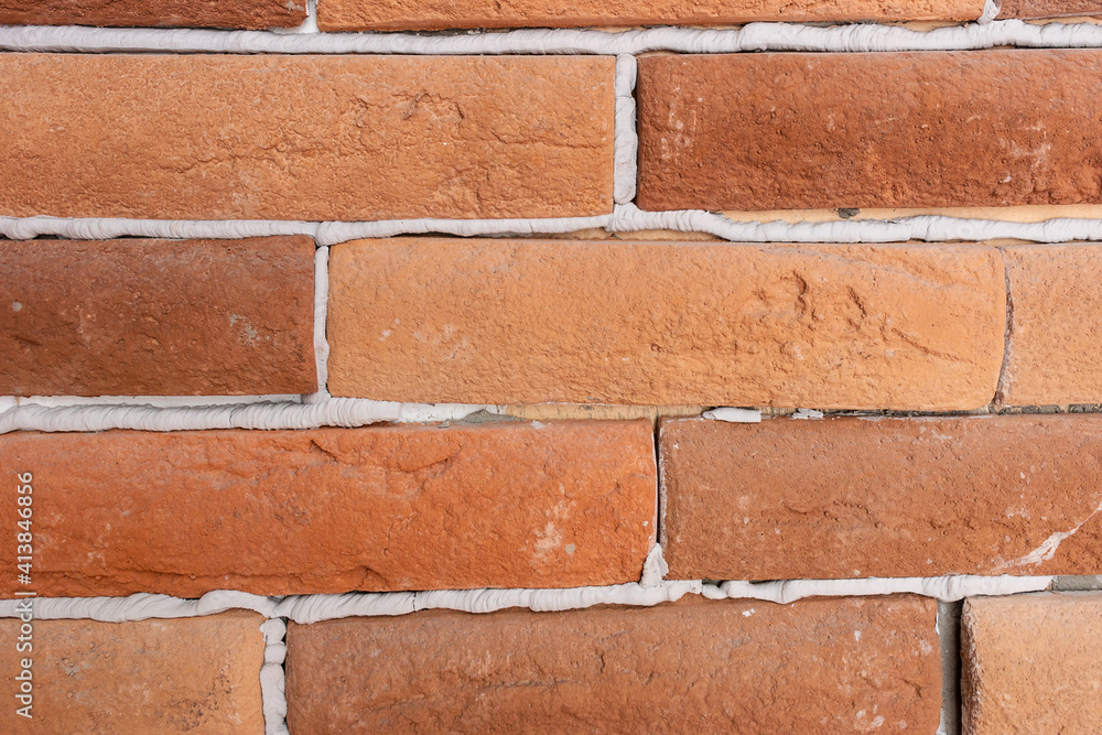 Obraz premium background of bricks closeup texture