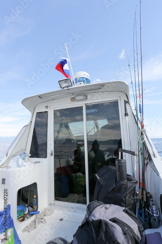 Boat trip on lake Baikal photo for you