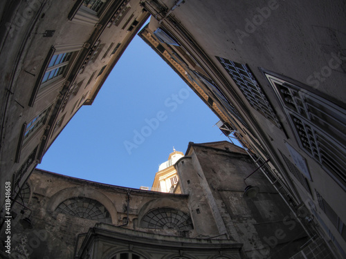 Basilica di Santa Maria delle Vigne saint maty church genoa photo