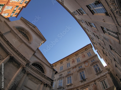 Basilica di Santa Maria delle Vigne saint maty church genoa photo