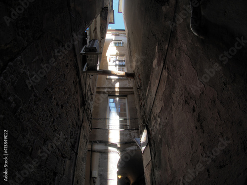 genoa historic palace and buildings in old town photo