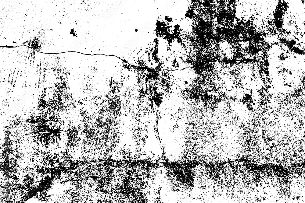 Grungy slice stone facade of worn wall. Uneven aged splitting plastering of shabby cement ground slab. Broken rustic chipped bumpy grunge loft, vintage rough coating dirty block for 3D retro design