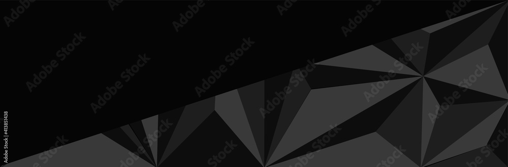 Black triangle background, with corporate design Black triangle background, with corporate design