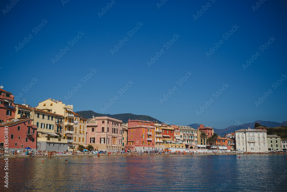 An Italian beach on a summer day An Italian beach on a summer day