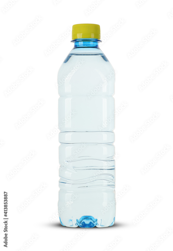 small plastic bottle with water small plastic bottle with water