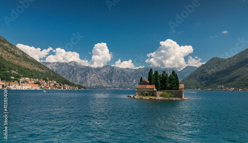 Island of Saint George in Montenegro photo