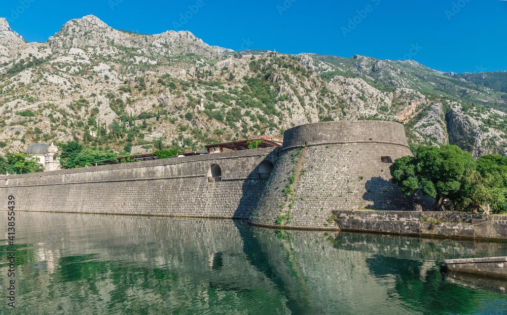 Bastion Riva in Kotor Old Town, Montenegro Bastion Riva in Kotor Old Town, Montenegro