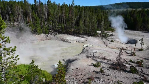 Sulphur Caldron in Yellowstone National Park