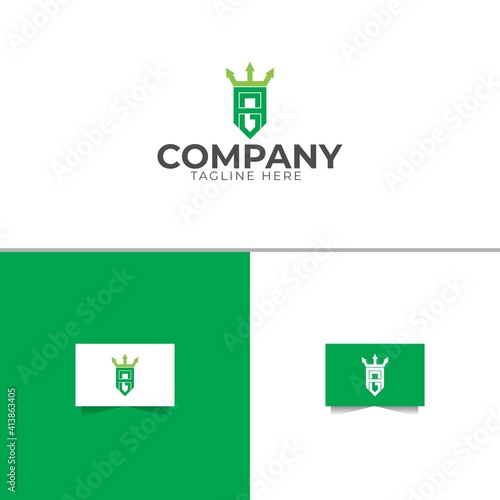 Letter AG farm logo design template