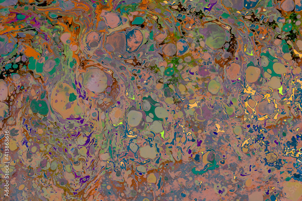 Colorful paint patterns as Abstract art background texture Colorful paint patterns as Abstract art background texture