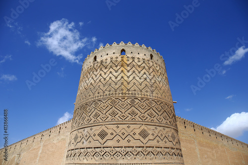 Arg-e Karim Khan Citadel tower, Fars Province, Shiraz, Iran photo