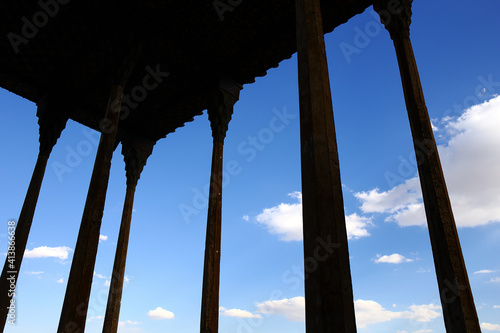 Ali Qapu Palace, located on Nagsh e Jahan Square, Isfahan, Iran photo