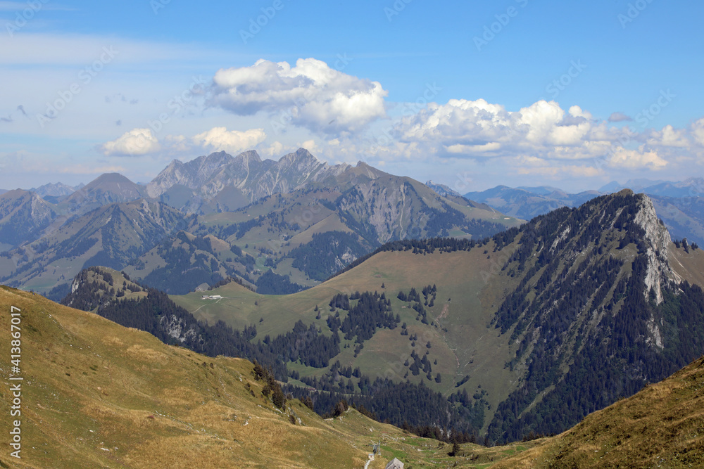 landscape in the mountains (Swiss Alps)
