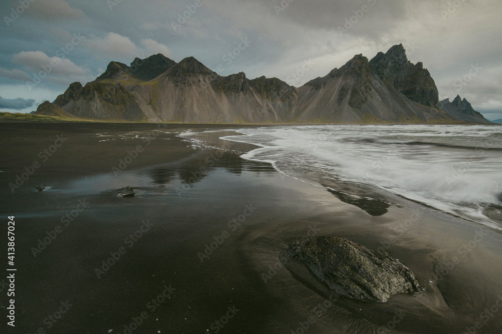 Stokksness in Vestrahorn, Iceland Stokksness in Vestrahorn, Iceland